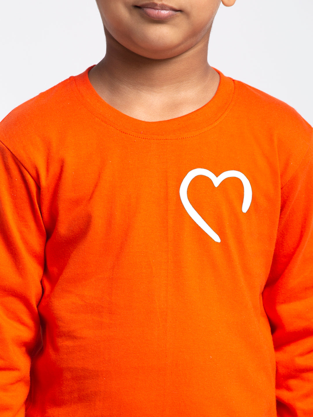 Kids Heart printed full sleeves t-shirt - Friskers