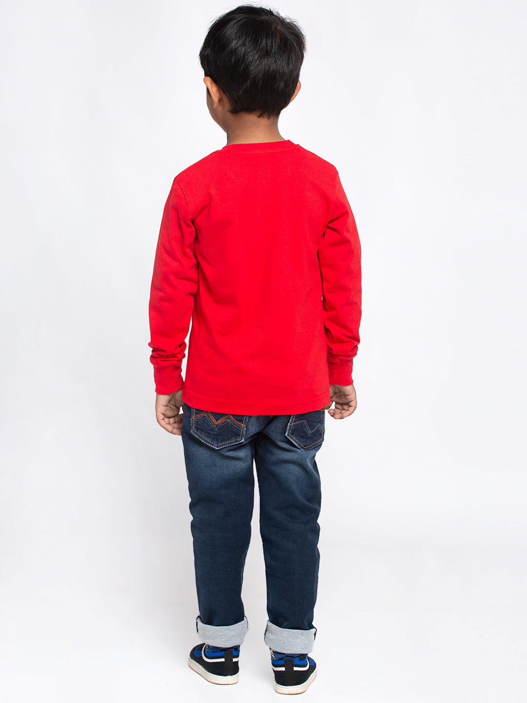 Kids Brooklyn printed full sleeves t-shirt - Friskers