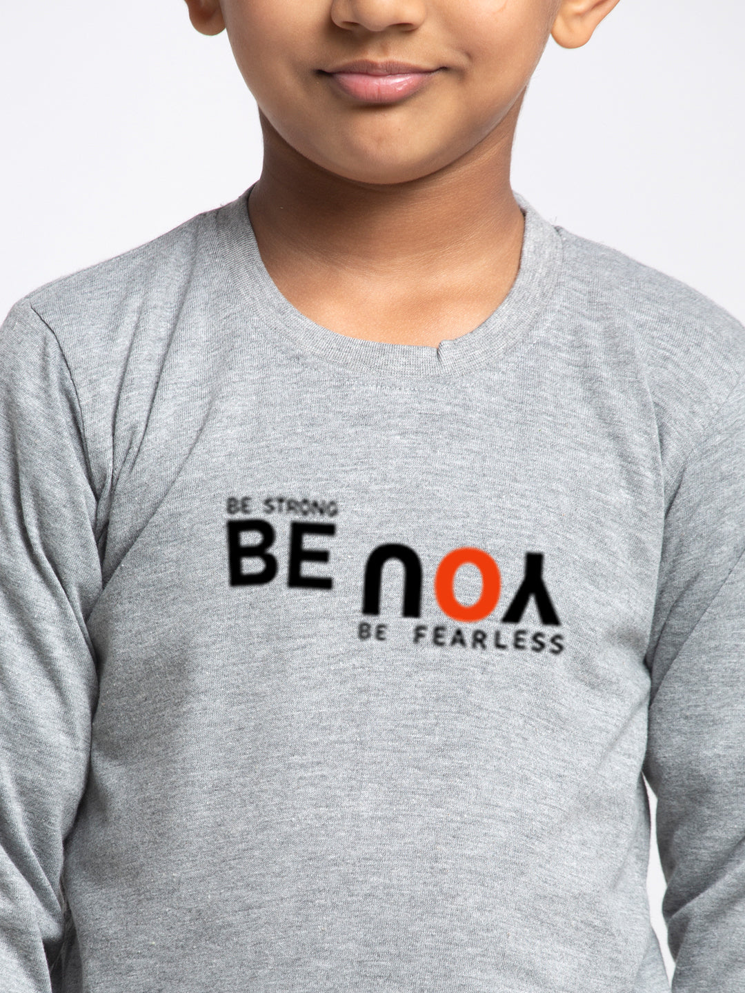 Kids Be You printed full sleeves t-shirt - Friskers