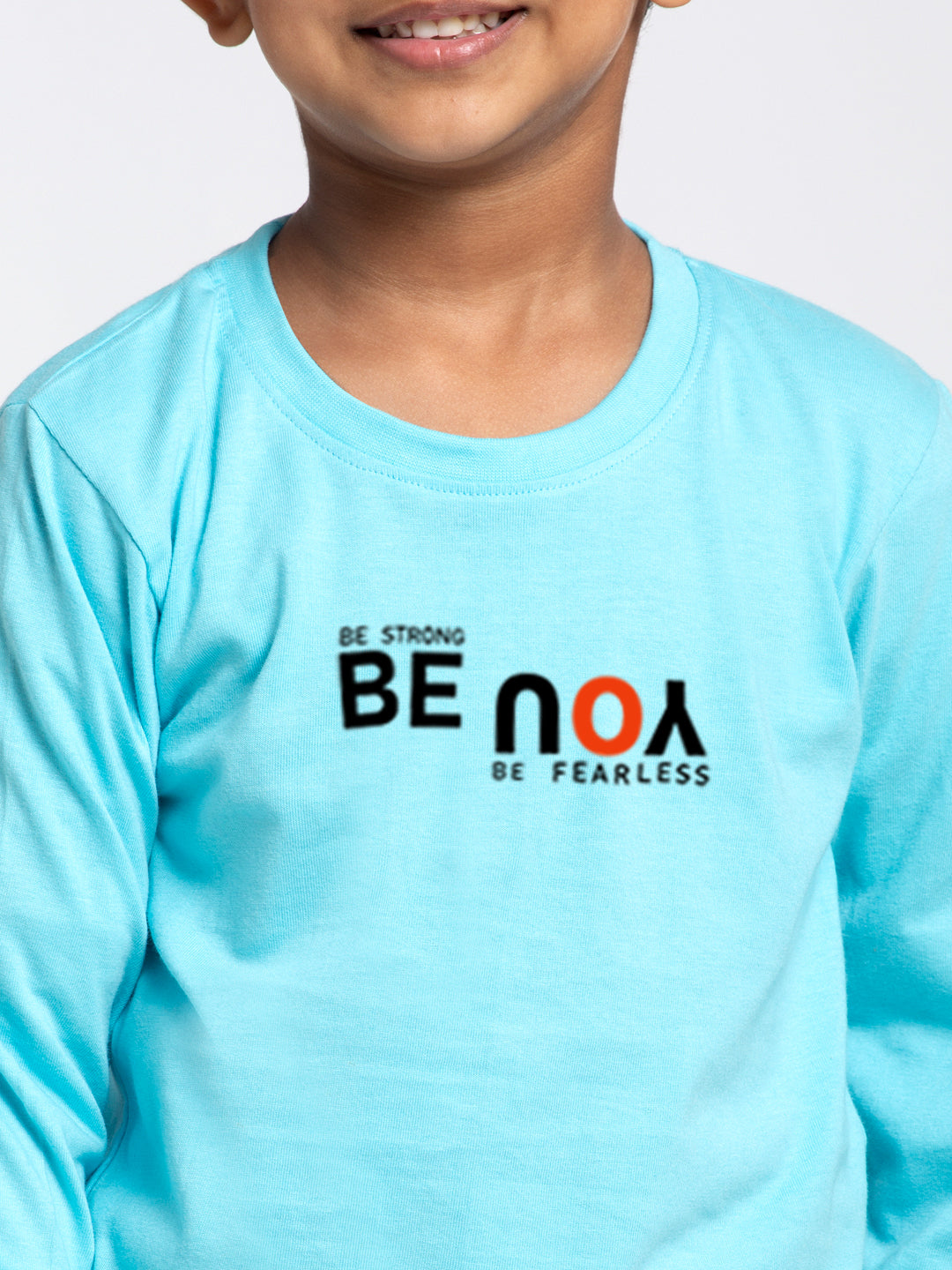 Kids Be You printed full sleeves t-shirt - Friskers