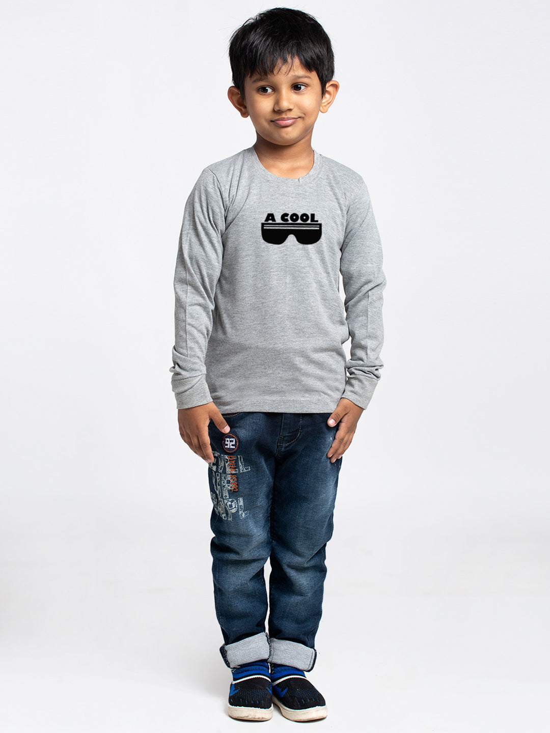 Kids Cool printed full sleeves t-shirt - Friskers