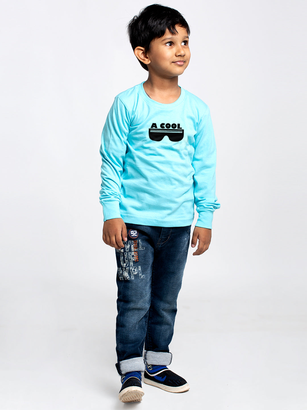 Kids Cool printed full sleeves t-shirt - Friskers