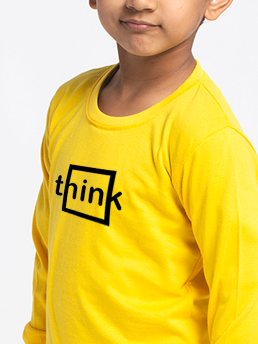 Kids Think printed full sleeves t-shirt - Friskers