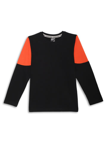 Boys Full Sleeves Round Neck T-Shirt