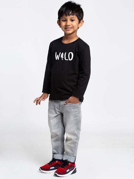 Kids Wild printed full sleeves t-shirt - Friskers