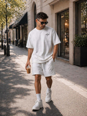 Friskers Men Graphic Print Oversized Cotton Tshirt