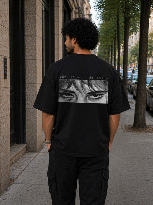 Friskers Men Graphic Print Oversized Cotton Tshirt