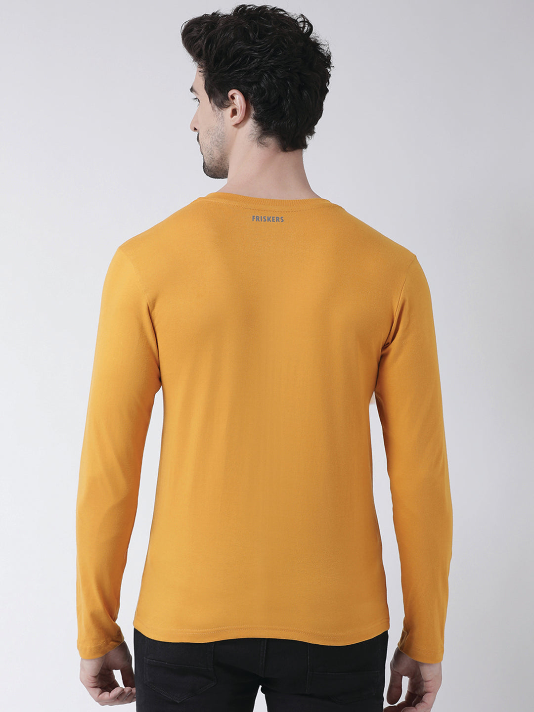 Men's Pure Cotton Regular Fit V Neck T-Shirt - Friskers