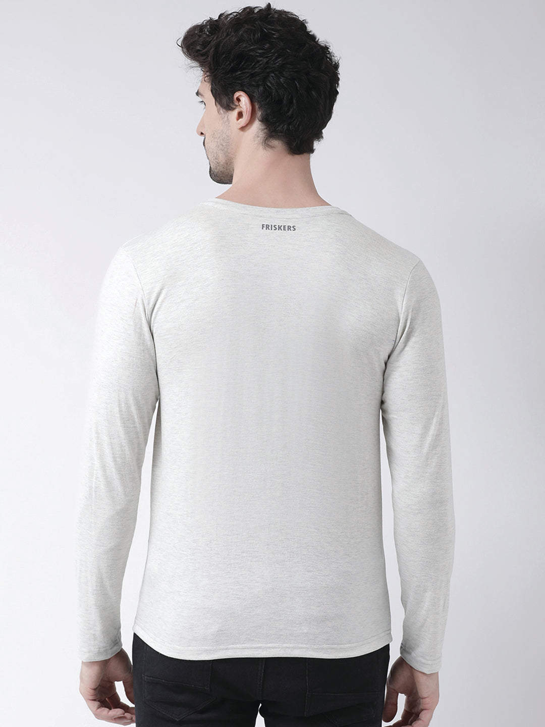 Men's Fitness Pure Cotton Regular Fit V Neck T-Shirt - Friskers