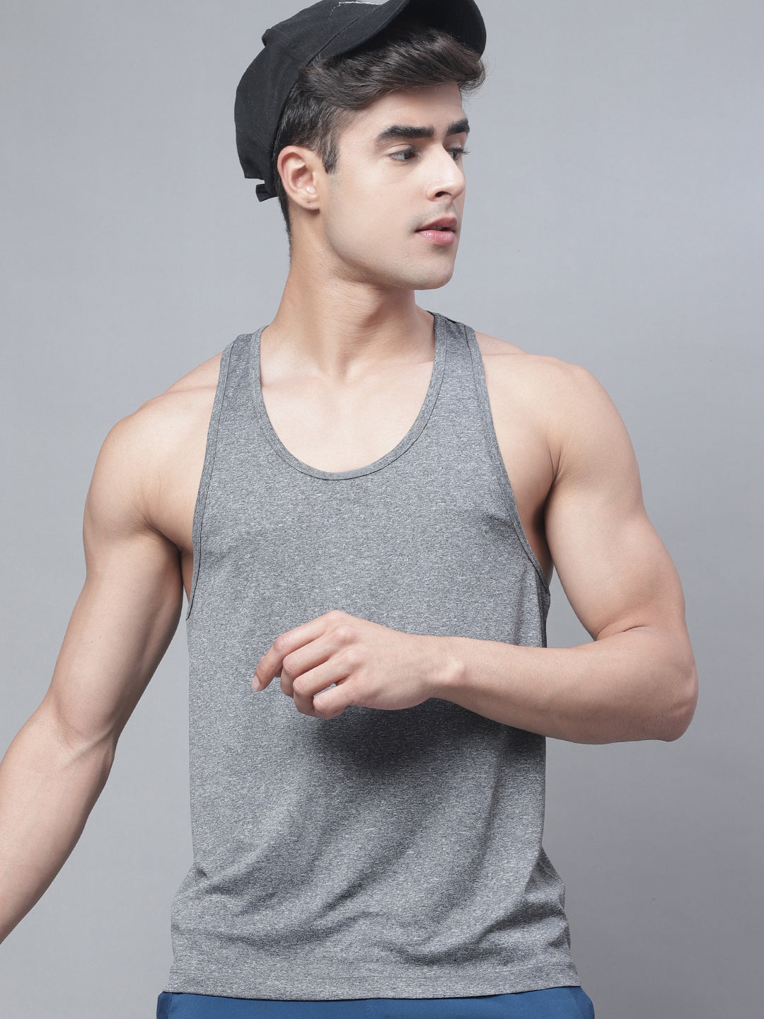 Men Sleeveless Dry Fit Sports Gym Vest - Friskers