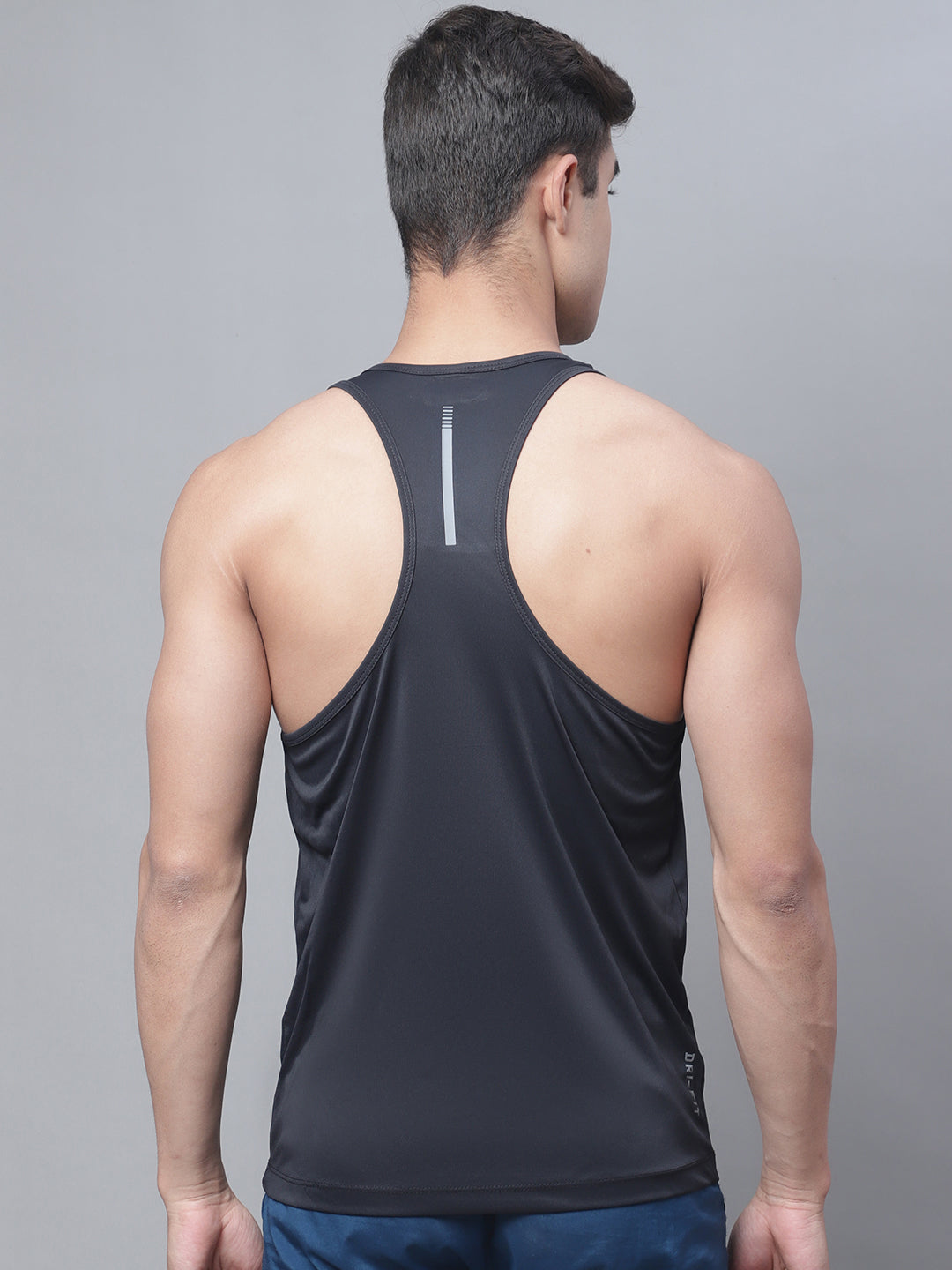 Sports Airy Printed Polyster Gym Vest - Friskers