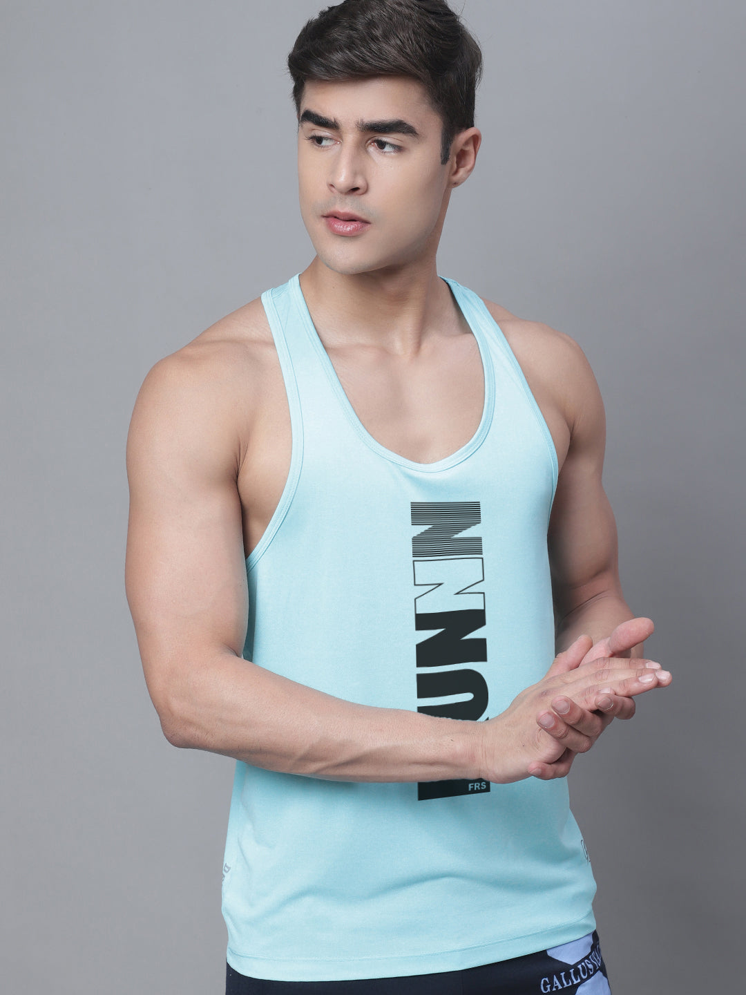 Sports Printed Regular Fit Polyster Vest - Friskers