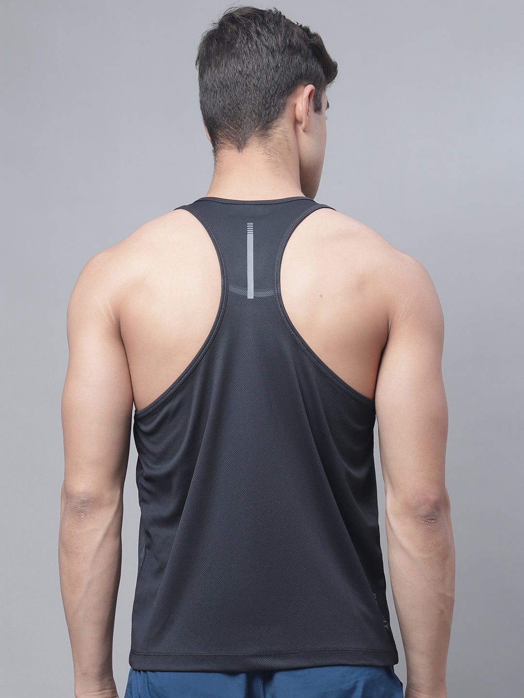 Sports Typography Printed Breathable Vest - Friskers