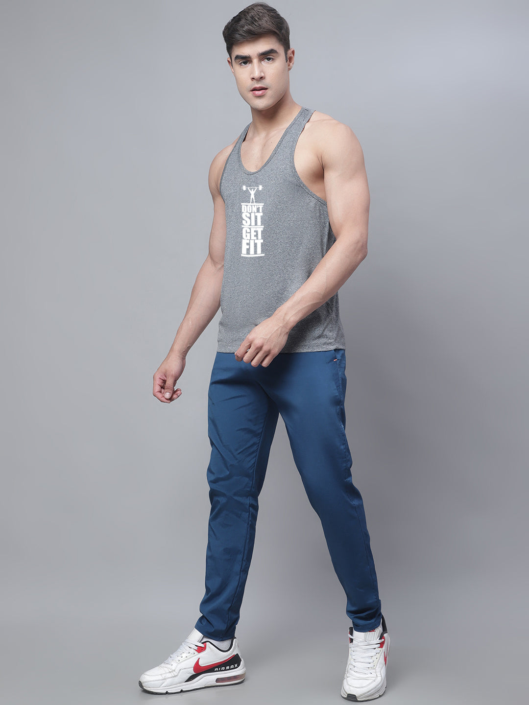 Sports Printed Regular Fit Polyster Vest - Friskers