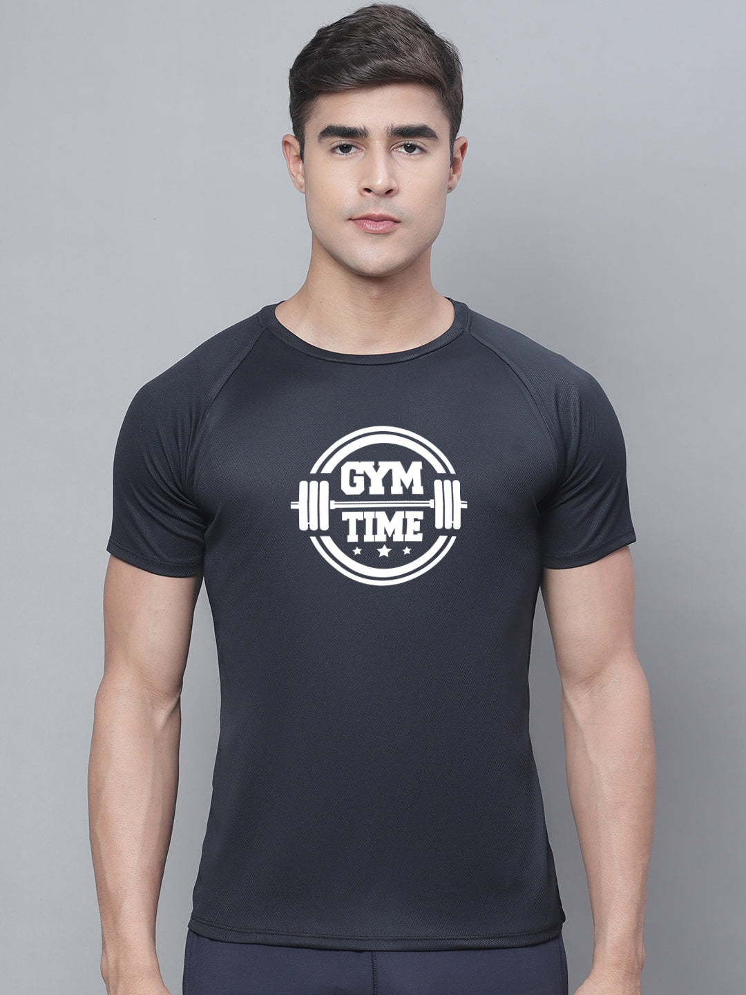 Sports Anti-Microbial Polyster Round Neck T-Shirt - Friskers