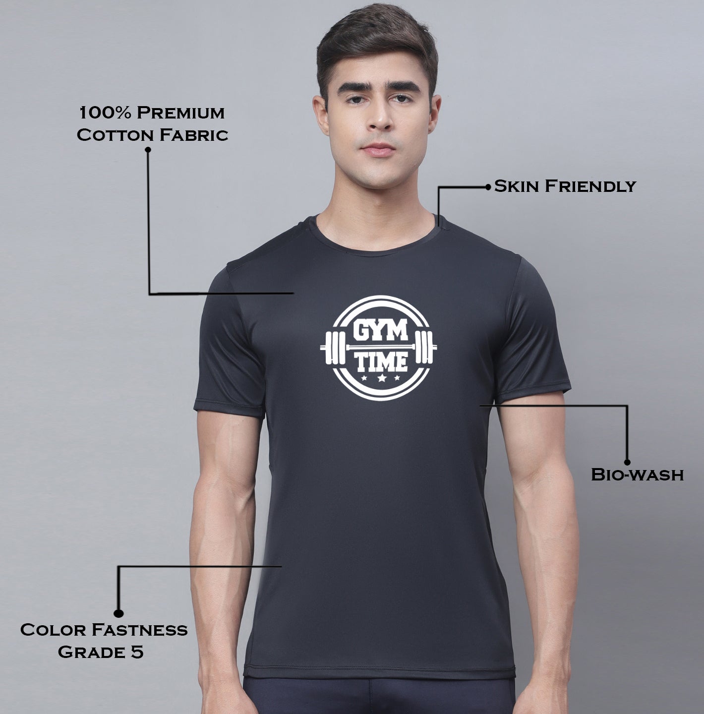 Sports Swift Dry Uv Protection Gym T-Shirt - Friskers