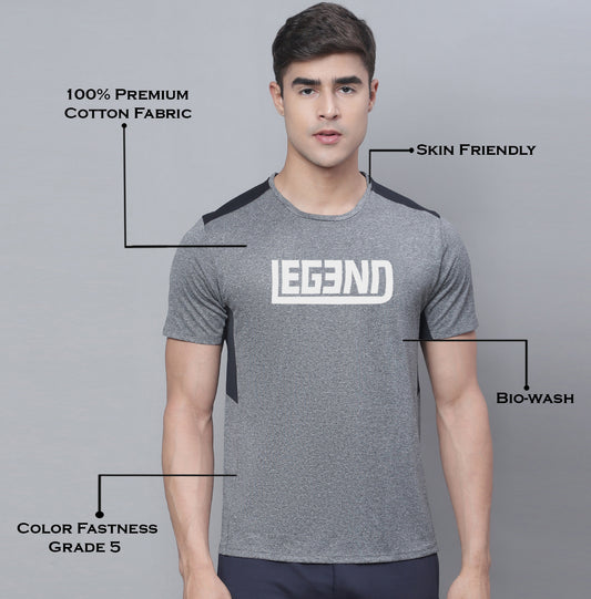 Sports Dry Fit Round Neck Polyster T-Shirt - Friskers
