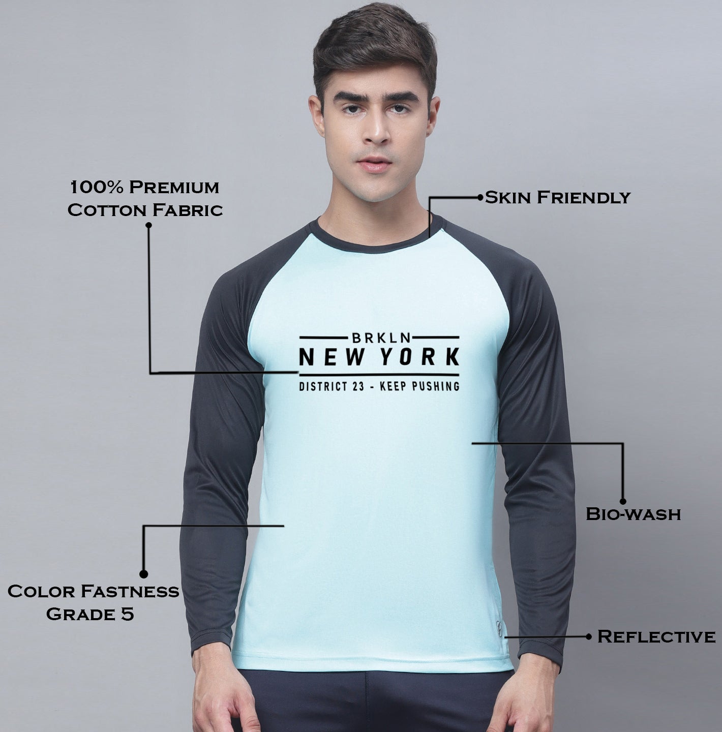 Men Full Sleeves Rapid Dry Training T-Shirt - Friskers