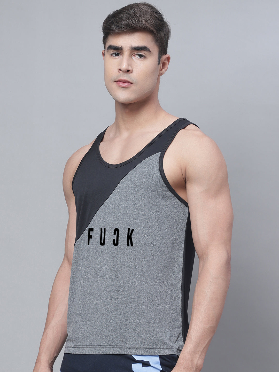 Men Colorblocked Rapid Dry Training Vest - Friskers
