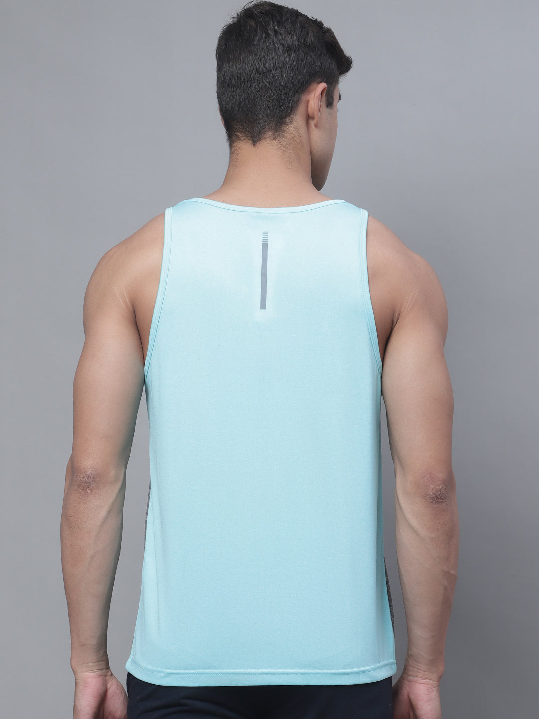 Men Color-Blocked Anti-odor Technology Dry Fit Sports Gym Vest - Friskers