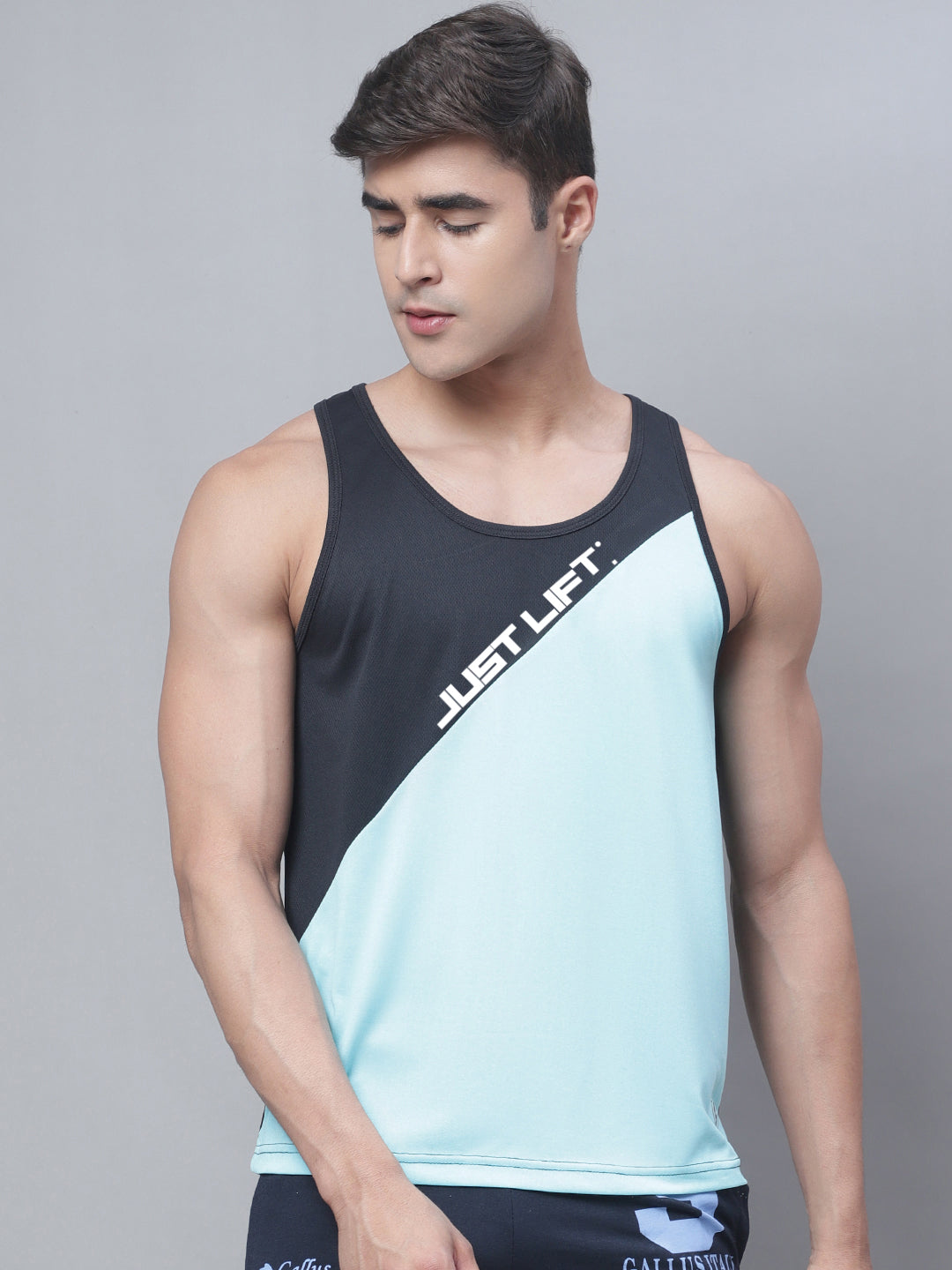 Sports Just Lift Round Neck Training Gym Vest - Friskers