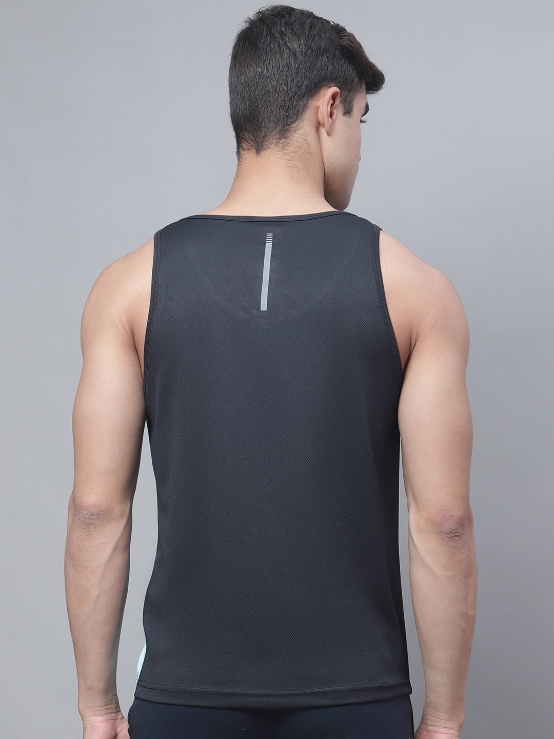 Men Color Blocked Anti-Odor Technology Dry Fit Sports Gym Vest - Friskers