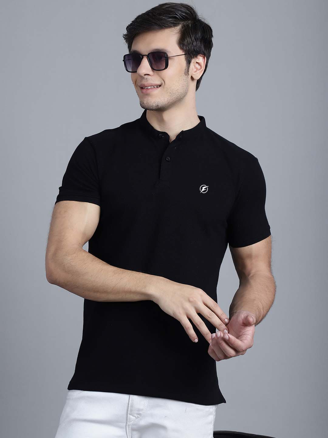 Men's Pack Of 2 Half Sleeves Short Collar Polo T-shirt - Friskers