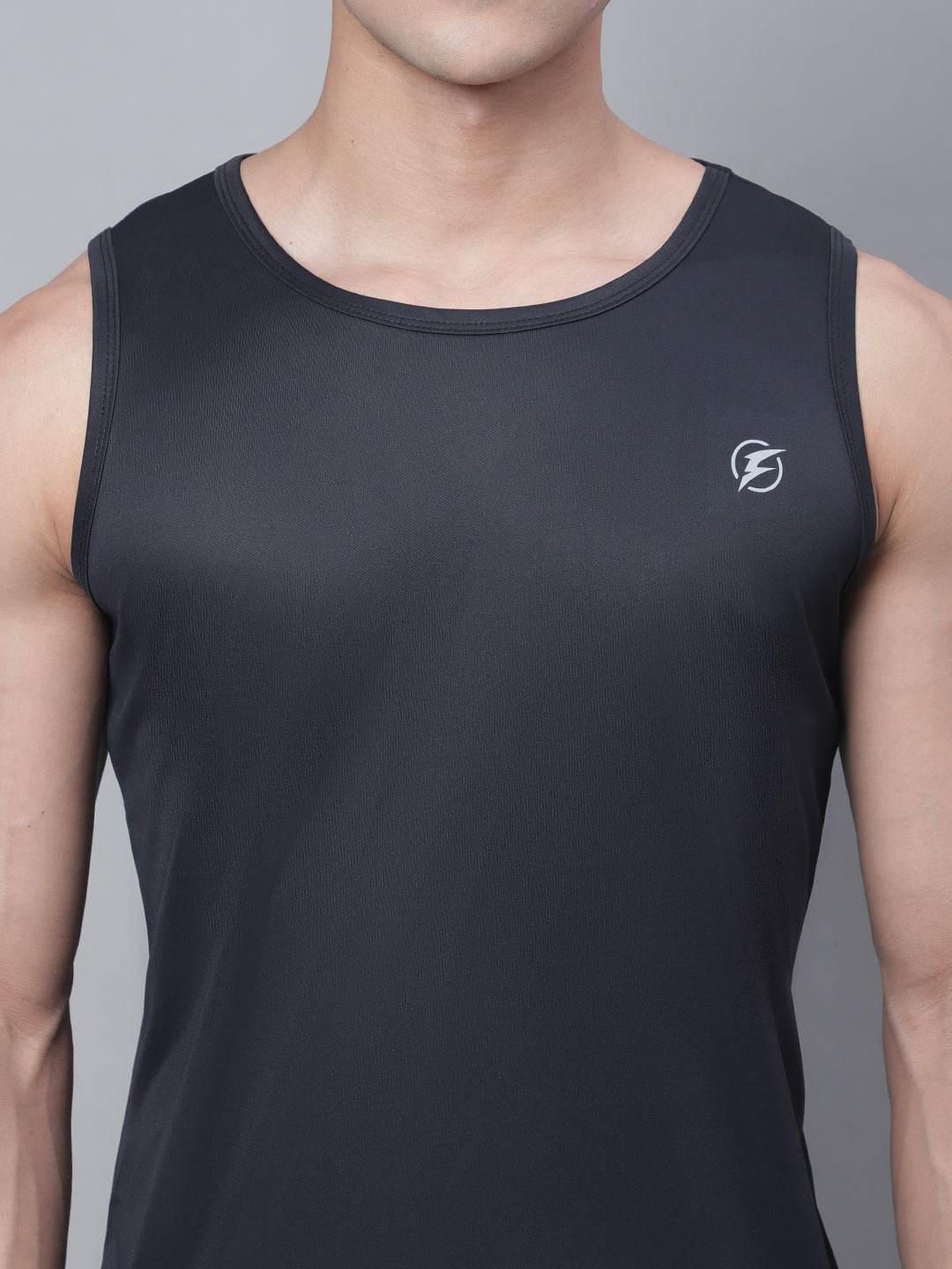 Round Neck Sleeveless Anti Odor Breathable Skin Friendly Sports Vest - Friskers