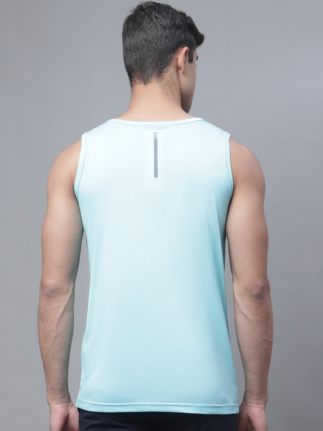 Color blocked Round Neck Sports Vest - Friskers