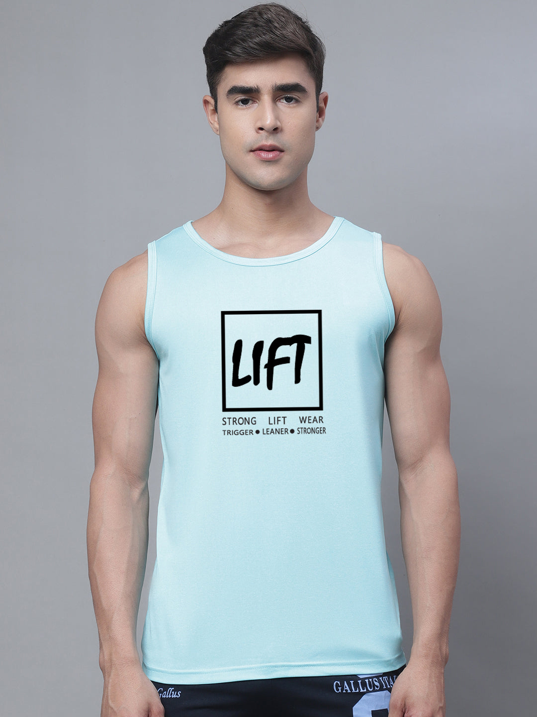 Sports Strong Lift Wear Round Neck Training Gym Vest - Friskers