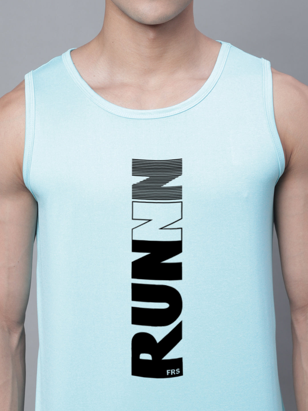 Sports Strong Lift Wear Round Neck Training Gym Vest - Friskers