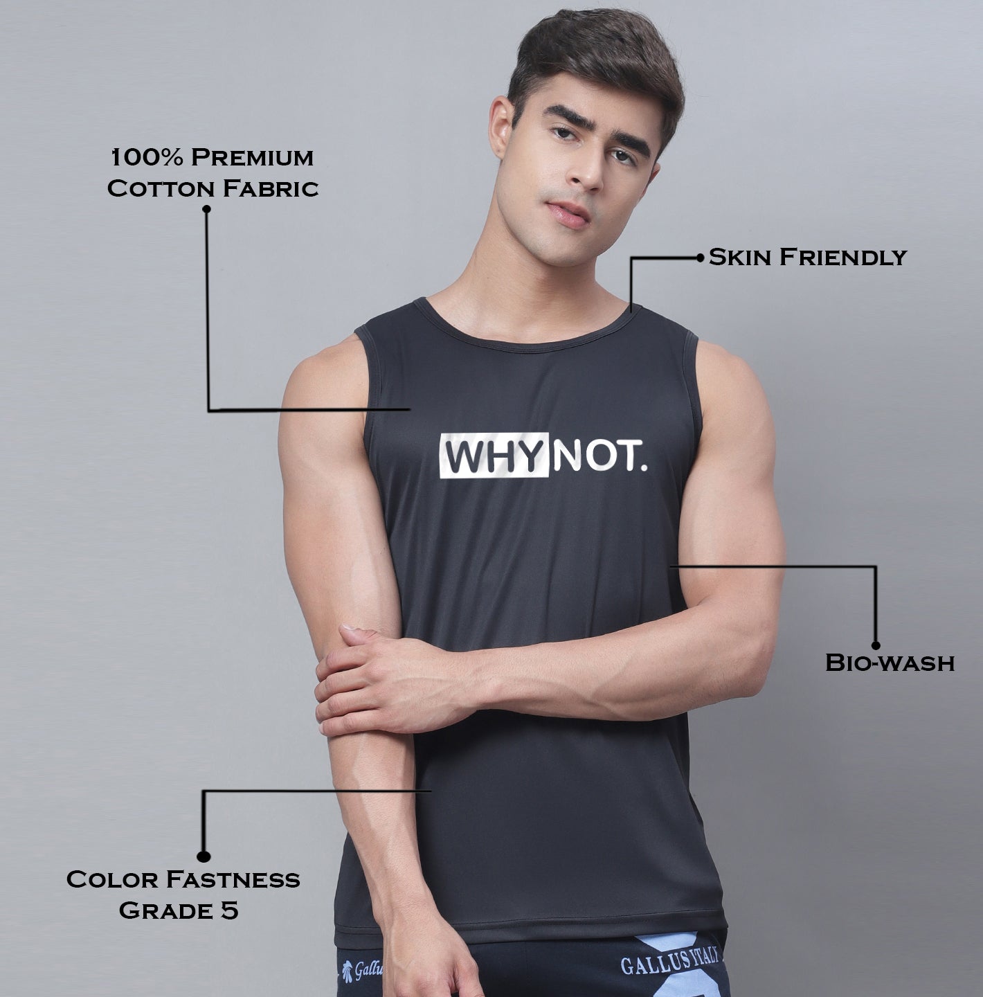 Sports Why Not Neck Training Gym Vest - Friskers