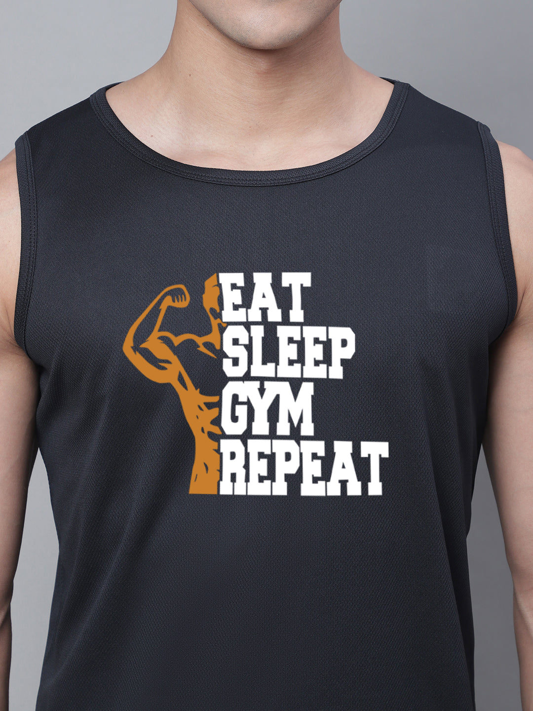 Sports No Bad Days Round Neck Training Gym Vest - Friskers