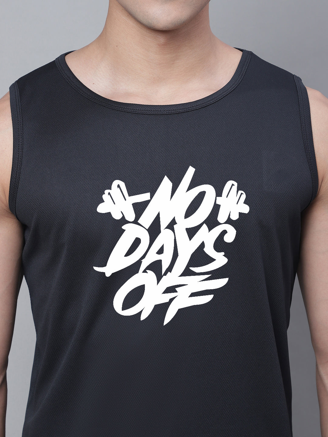 Men Round Neck Running Gym Vest - Friskers