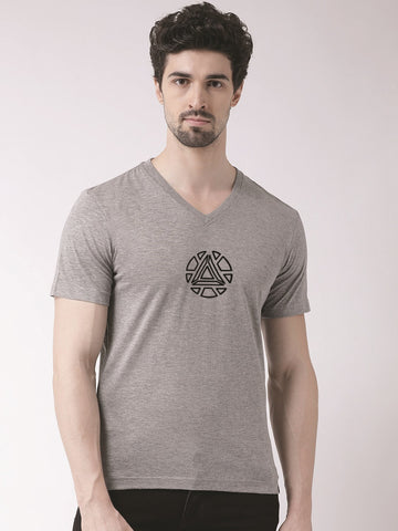 Men's Pure Cotton Regular Fit V Neck T-Shirt - Friskers