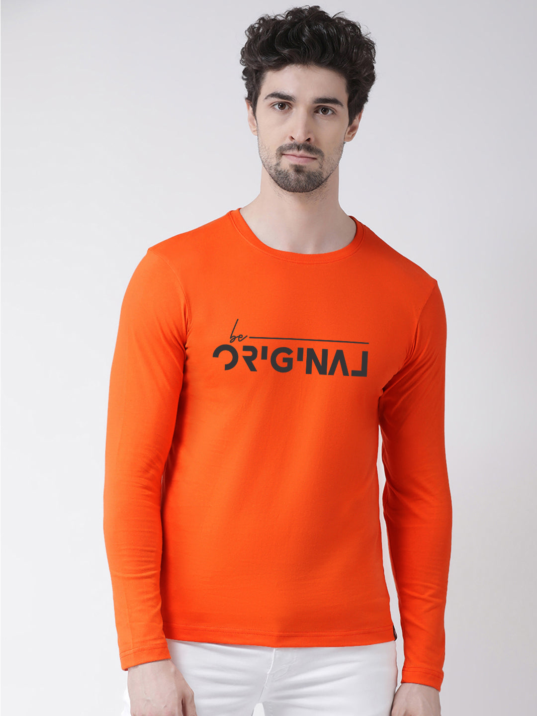 Men Original printed Full Sleeve T-shirt - Friskers