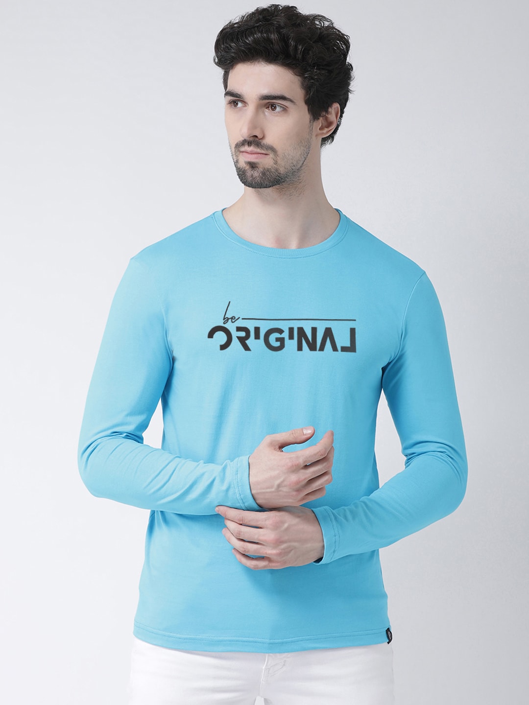 Men Original printed Full Sleeve T-shirt - Friskers