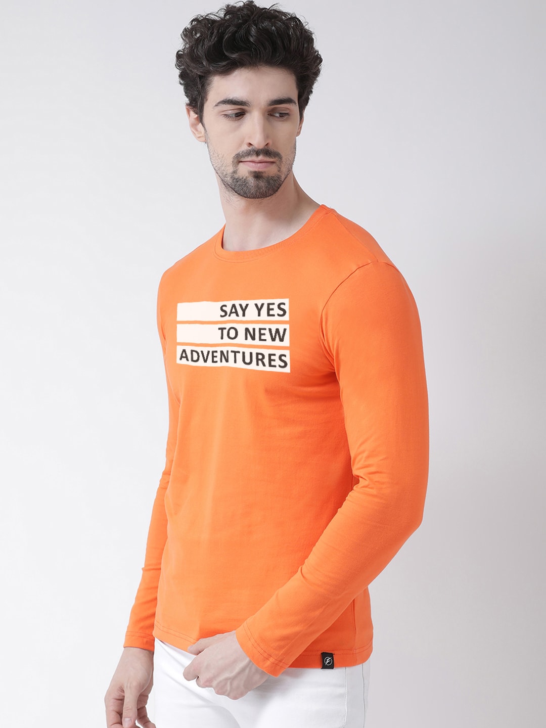 Men Say Yes To New Printed Full Sleeve T-shirt - Friskers