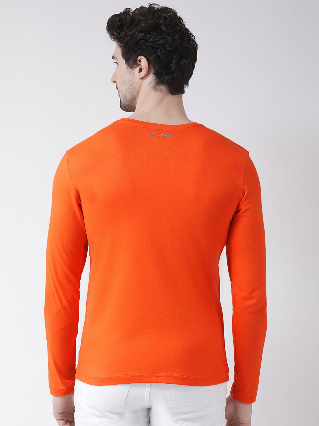 Men Strong Vertical Printed Full Sleeve T-Shirt - Friskers