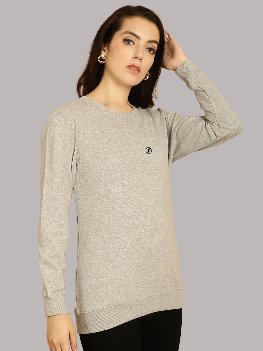 Women Full Sleeves Round Neck T-Shirt - Friskers