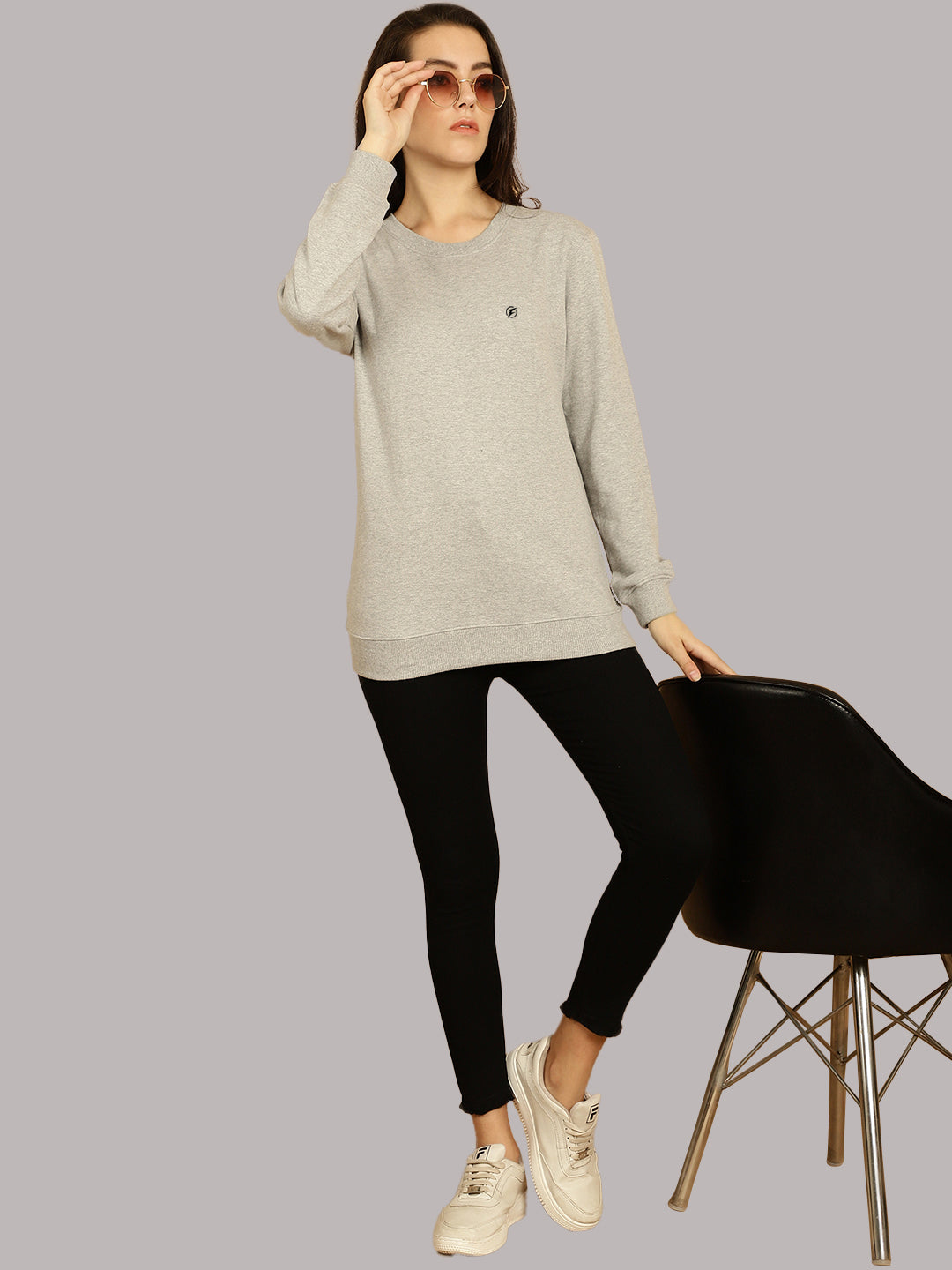 Women Full Sleeves Round Neck T-Shirt - Friskers