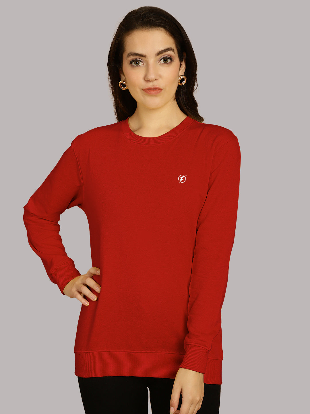 Women Full Sleeves Round Neck T-Shirt - Friskers