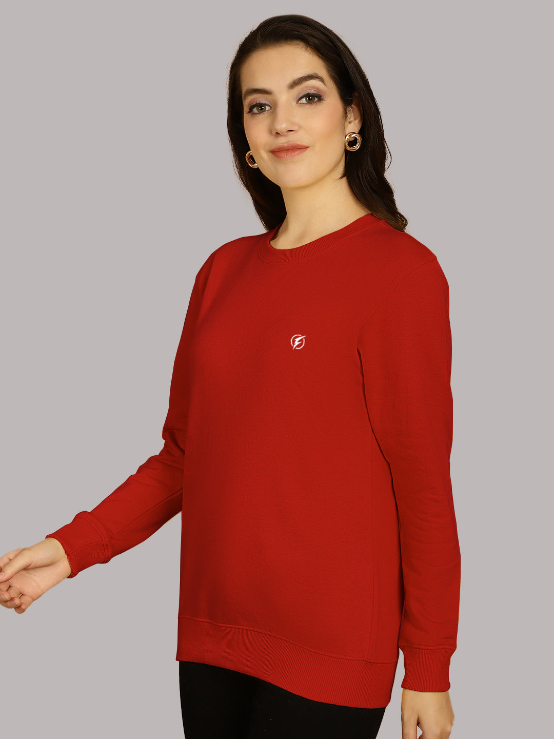 Women Full Sleeves Round Neck T-Shirt - Friskers