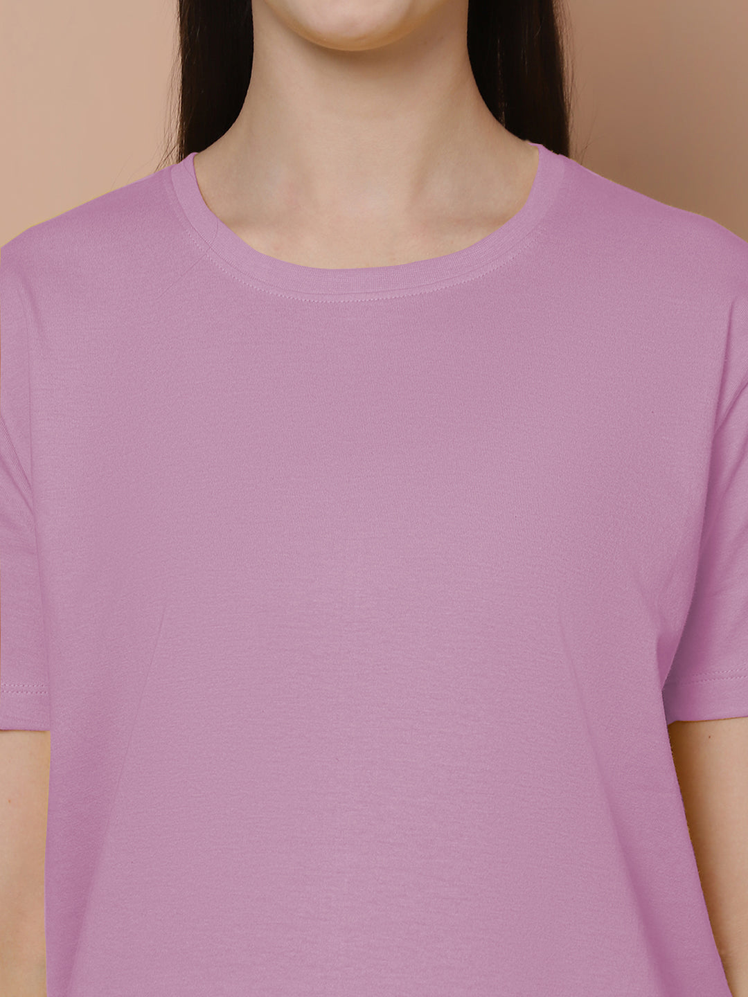 Friskers Pack Of 2 Maroon Combination Round Neck Half Sleeves Long T-Shirt
