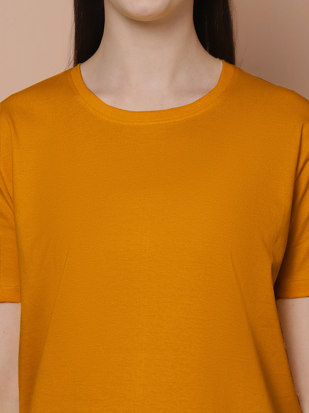 Friskers Pack Of 2 Turquoise Combination Round Neck Half Sleeves Long T-Shirt