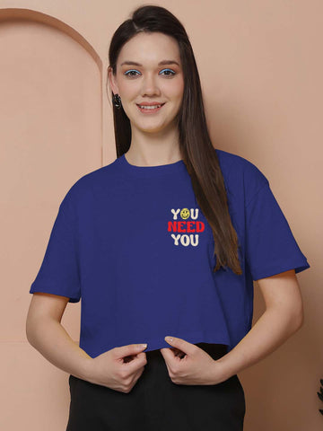 Friskers Women You Need You Oversized Cotton Tshirt