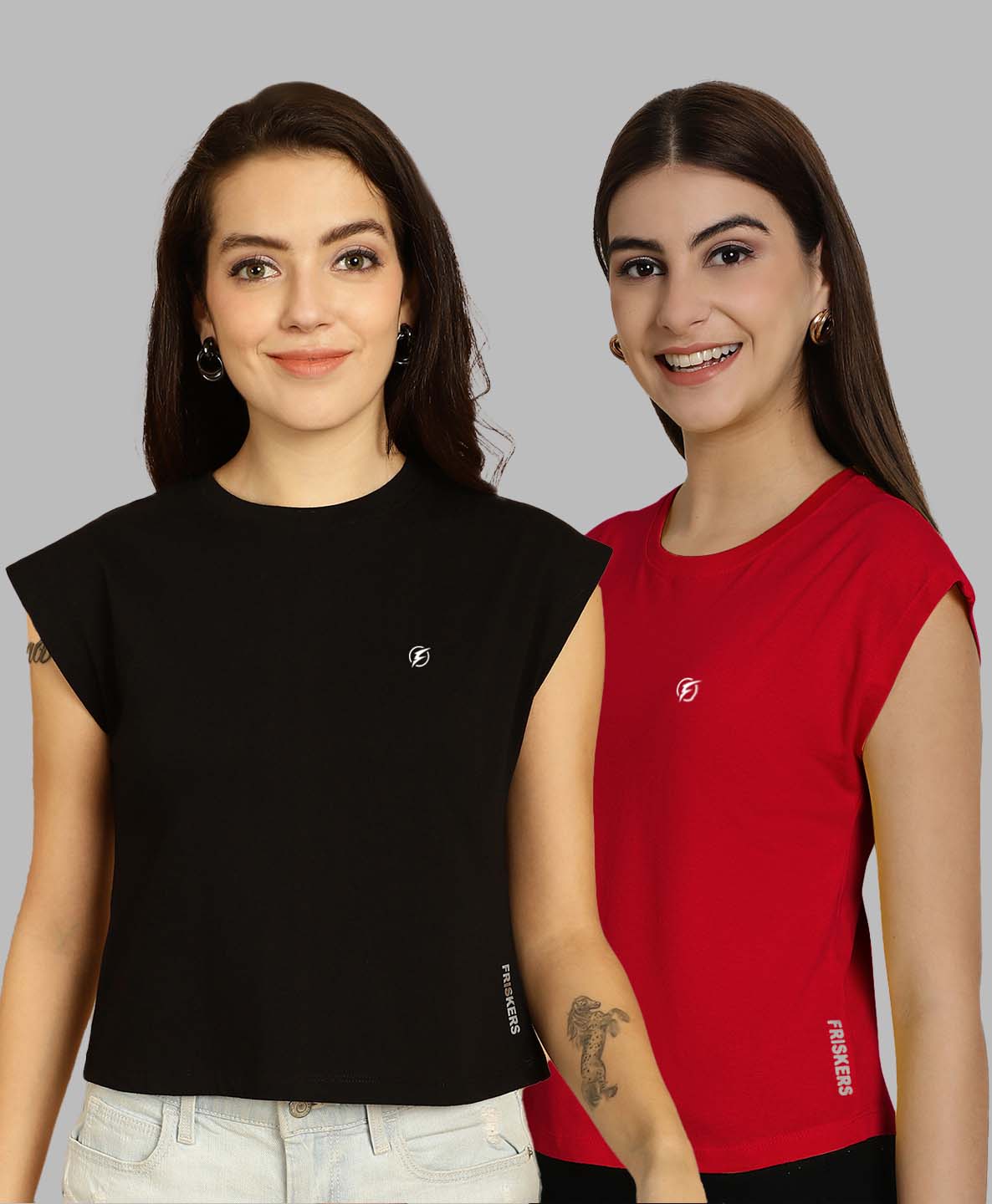 Women Casual Fit Pure Cotton T-Shirt - Friskers