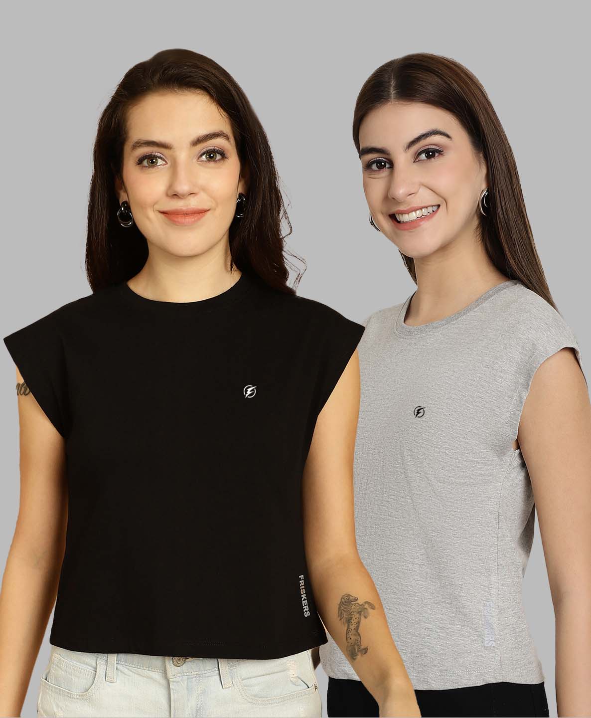 Women Casual Fit Pure Cotton T-Shirt - Friskers