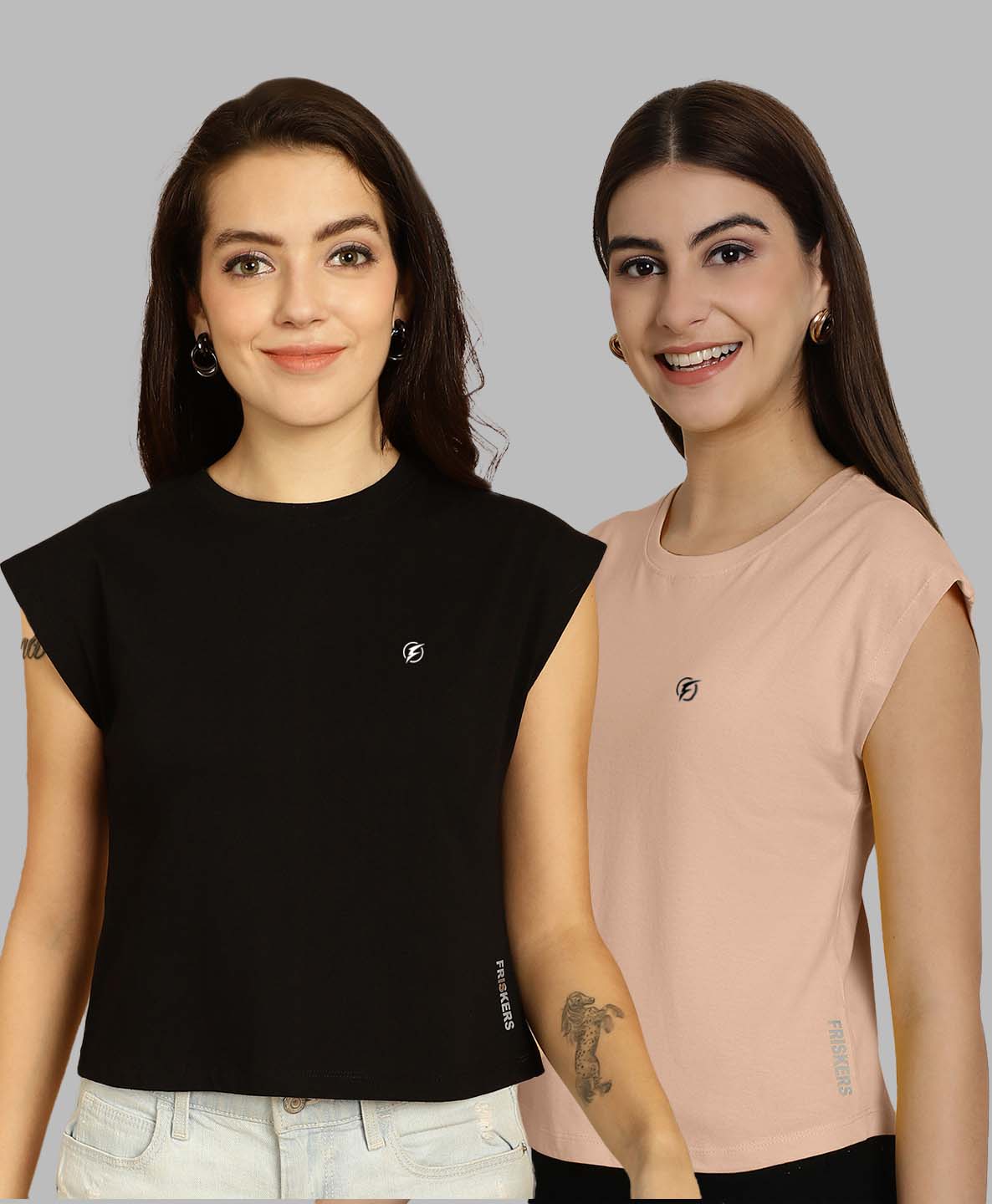 Women Casual Fit Pure Cotton T-Shirt - Friskers