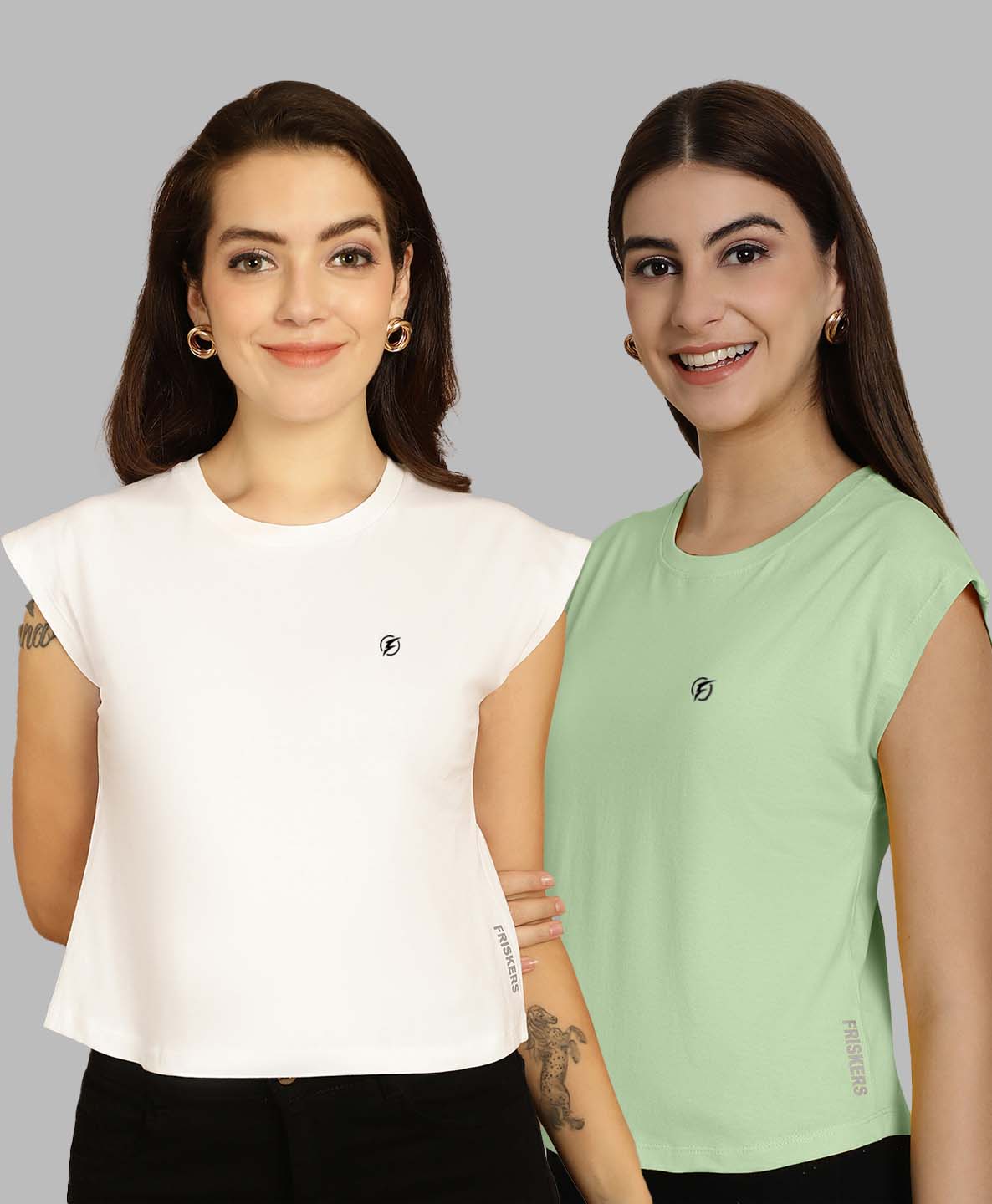 Women Casual Fit Pure Cotton T-Shirt - Friskers